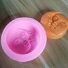 Molde para assar formato rosto de lua DIY Molde para decoração de bolo Molde de silicone para sabonete artesanal de chocolate Fondant
