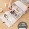 Bolsa de Maquillaje para Colgar, Neceser de Gran Capacidad, Separación Seco y Húmedo, Material de Malla, Se Puede Colgar, Bolsa de Maquillaje