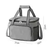 Bolsa isotérmica de papel de aluminio nueva transfronteriza al por mayor portátil para hielo al aire libre engrosada impermeable para almuerzo gran capacidad