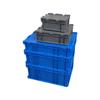 Caja de transferencia engrosada, caja de distribución superior con tapa anidada, caja de rotación de plástico, caja logística, caja de rotación con inserción oblicua