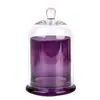 Decoração de Interiores Hongyu Estilo Europeu Simples Vidro Transparente Vela Aromaterapia Sino Dourado Pedra Difusora Recipiente Pode Ser Personalizado