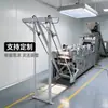 Máquina de macarrão fresco totalmente automática, de grau comercial, máquina integrada de prensagem e corte com seis rolos, estoque do fabricante, máquina de macarrão fresco