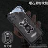 Oso con Estampado de Leopardo Adecuado para Nueva Funda de Teléfono Móvil Vivox200 Vivox100 Llamada Entrante Luminoso X90 Dibujos Animados X70 Tendencia de Pareja