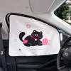 Cortinas de Carro Personalizadas pelo Fabricante, Cortinas de Privacidade para Carro com Proteção Solar e Isolamento Térmico para Crianças no Verão, Protetores Solares Criativos para Janela de Carro