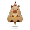 Globo de película de aluminio mate de capibara con dibujos animados, nuevo, transfronterizo, para decoración de fiestas de cumpleaños, venta al por mayor