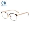 Armazón de gafas Feng Senpin armazón de metal TR90 cuadrado ceja negocio miopía luz anti-azul masculino 2021 Nuevo 20258