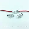 Accesorios de Aleación DIY Pulsera Collar Codo Hueco Hebilla de Plata Tibetana Hebilla de Joyería Hebilla de Pulsera en T Accesorios de Pulsera