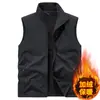 Colete Masculino Fino de Primavera e Outono com Bordado e Estampa para Fotografia ao Ar Livre, Montanhismo, Pesca, Roupas para Trabalho de Resgate