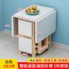 Mesa de Jantar Retrátil para Apartamento Pequeno Nova Mesa de Jantar Dobrável Mesa de Jantar Simples Mesa de Jantar para Aluguel de Casa Madeira Maciça Parede