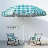 Guarda-sol xadrez para uso externo, popular para sessões de fotos, decoração de pátio de loja, acampamento e exposição, com impressão de logotipo