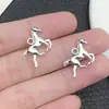 Mistura 30 Gotas de Óleo Rosa Vintage/Preto Botas Jeans Ocidentais Chapéu Pingente de Cabeça de Touro Acessórios de Joias DIY