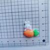 Pajarita brillante de dibujos animados, conejo, lindo conejo, bricolaje, crema de pegamento, carcasa de teléfono móvil casera, tocado, joyería, accesorios de resina, venta al por mayor
