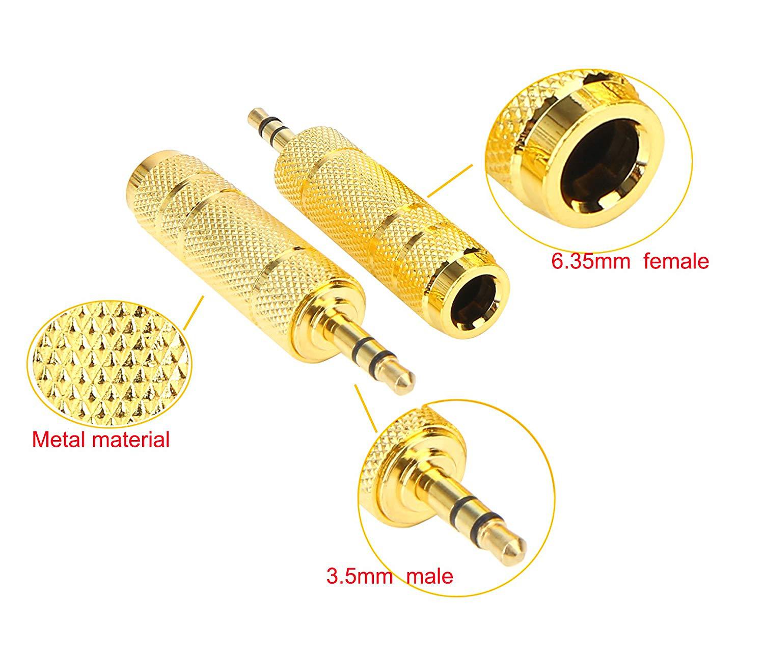 6.35 jack to 3.5 plug