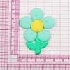 Funda para teléfono móvil semidimensional con diseño de flor de goma suave grande, accesorio decorativo DIY, horquilla para el pelo para niños, zapatillas de verano, zapatos con agujeros y hebilla