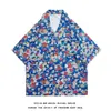 Moda Tendencia Sin Marca Nuevo Estilo Popular Moda Ins Literario Harajuku Tendencia Marca Verano Cuello Cubano Camisa Floral