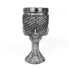 Copa de Vino de Calavera Resina Copa de Calavera Vajilla Personalizada Decoración del Hogar Copa de Vino de Calavera Forro de Acero Inoxidable