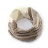 Nuevo Calentador de Cuello de Punto de Lana Australiana Bloque de Color para Hombres y Mujeres, Protector de Cuello Frío y Cálido, Bufanda Pequeña para Cuello