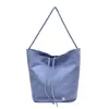 Bolso Cubo Estilo Retro Simple Otoño Invierno para Mujer Gran Capacidad Versátil de Hombro Único para Debajo del Brazo Bolso de Mano Tote de Moda para Viajes