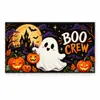 Jogos americanos de Halloween, um produto popular transfronteiriço, apresentam estampas de abóbora e fantasma, tornando-os ideais para decoração festiva da casa.. Somos um fabricante direto oferecendo designs personalizados