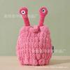Gorro de forro polar coral para niños, gorro cálido de otoño e invierno para hombres y mujeres, tejido lindo al por mayor