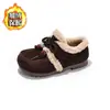 2025 Meninas Birkenstock Veludo Quente Algodão Sapatos Inverno Novo Meninas Pequenas Mais Fáceis de Combinar Sapatos de Pelo Estilo Infantil Sapatos de Algodão