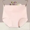 Calcinha Feminina de Algodão Puro Cintura Alta Tamanho Grande Algodão Grafeno Crotch Antibacteriano Confortável Respirável Controle da Barriga Shorts Triângulo Cobre o Quadril