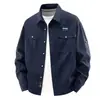 Camisas de Manga Larga 2026 Nueva Marca de Moda Camisas Holgadas Casual Ropa de Trabajo Chaquetas Primavera y Otoño Moda Retro para Hombre