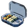 Caja de medicamentos subempaquetada para mañana y noche, para una semana, tableta, mini, gran capacidad, estilo nórdico, compartimento para cápsulas, sellado, portátil, portátil, miles