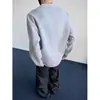 Sudadera con capucha de peso pesado de estilo americano, ajuste holgado y versátil, nueva, de manga larga, para hombre, de marca moderna, capa base