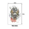 Inglês pequeno braço completo tatuagem dark wolf head letter tatuagem impermeável suor fábrica atacado carta grande imagem braço flor