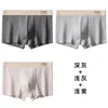 Roupa Íntima Masculina Algodão de Bebê Antibacteriana Confortável Respirável Solta Algodão Colorido Cueca Boxer de Algodão Puro Cadeia de Suprimentos para Transmissão ao Vivo