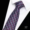 Corbata para Hombre para Negocios y Boda, Rayas Jacquard Puntos Flecha Formal Poliéster Seda para Novio y Padrino