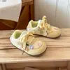 Zapatos para Niñas 2026 Primavera Nueva Moda Zapatillas de Princesa para Niños, Zapatos Deportivos Florales de Suela Suave para Niñas