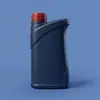 Contenedor de Aceite de Plástico HDPE de 4 Litros con Línea de Nivel de Líquido, Sellado y a Prueba de Fugas, Adecuado para Diésel, Gasolina, Aceite Lubricante y Anticongelante