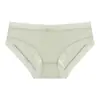 """Chica Crema" [Pantalones Mascarilla para Glúteos] Color Primavera/Verano Ropa Interior de Seda Helada para Niñas, Cintura Media, Secado Rápido, Ribete de Encaje"""