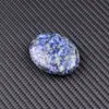 Piedra Natural Cristal 45x 35mm Cristal de Talco Piedra Original Ovalada Gema de Masaje Masaje Compresa Caliente Piedra de Energía