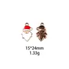 Calcetines de Papá Noel, Cascabeles, Sombreros, Accesorios de Joyería de Aleación para Manualidades, Accesorios para el Cabello Transfronterizos, Colgantes para Llaveros
