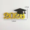 Decoración de Fiesta Temática Temporada de Graduación 2026 Reunión de Clase Escolar Arreglo de Ambiente para Escritorio Podio Piezas Pequeñas de Madera DIY