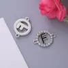 Joyas calientes de Amazon accesorios de gota de diamante de punta diy 26 letras inglesas accesorios de joyería accesorios de aleación