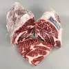 Corte de Peito de Boi Angus M3 Australiano 517 para Fondue e Churrasco, Pedaços de Carne Marmorizada Atacado
