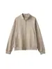 Roupas Masculinas Apo Transfronteiriças Masculinas Outono Tendência Patchwork Raglan Solta Gola Alta Jaqueta Cardigan Casual.