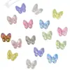 Corrente Colorida UV de Gelatina Luminosa Borboleta Voando DIY Artesanal para Celular Pulseira Colar Pingente Acessórios de Joia
