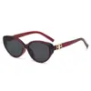 Gafas de Sol Nuevas Estilo Ojo de Gato para Mujer de Influencer de Tiktok, Protección UV, Gafas de Sol de Moda Versátiles para Adelgazar el Rostro para Hombres