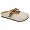 Zapatillas de Verano 2026 Estilo Nuevo Mary Jane Cerradas de Punta, Mocasines Medios Planos para Mujer sin Cierre con Suelas Suaves