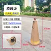 Cono de carretera de acero inoxidable, peso cuadrado, tubo de helado, cono reflectante de tráfico de metal, espacio de estacionamiento prohibido, aislamiento de muelle, bloqueo de carretera