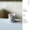 En el Bosque, Regresando a los Pinos, Flores Soñadoras: Taza Maestra Doucai Creativa de Gama Alta, Taza de Té de Cerámica Exquisita, Taza de Degustación