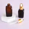 Botellas Cuadradas Marrones para Aceites Esenciales al por Mayor en Stock, Botellas Cuadradas Marrones con Gotero, Botellas Cuadradas Dispensadoras, Botellas de Vidrio, Botellas con Gotero