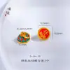 Tienda de oro con el mismo estilo de oro de arena de Vietnam quemado koi azul pop flash disco cuentas pulsera sello de la suerte accesorios de pulsera diy mujeres