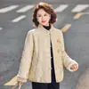 Nueva Chaqueta de Algodón con Relleno Estilo Chino para Mujer 2026 Invierno Ropa para Mujeres de Mediana Edad y Mayores Chaqueta de Algodón Cálida Chaqueta de Algodón Estilo Nacional para Madre Ropa de Abrigo para Mujer