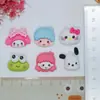 Menino Menina Cartoon sapo resina acessórios Creme Gel acessórios presilha de cabelo capa de celular Bolsa de material DIY feito à mão